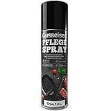 Oputec 500ml Gusseisen-Pflegespray - Ideales Grillzubehör zum Schutz & der Pflege von Gussrosten, Pfannen, Töpfen, Dutch Oven, Grillrosten, Brätern aus Gusseisen - Cast Iron Antihaft-Schutzspray