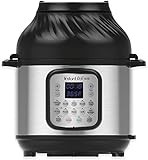 Instant Pot Duo Crisp + Heißluftfritteuse 11-in-1 Elektro-Multikocher 5,7 L - Schnellkochtopf, Luftfritteuse, Schongarer, Dampfgarer, Sous Vide Gerät, Dehydrator mit Grill, Warmhalte- und Backfunktion