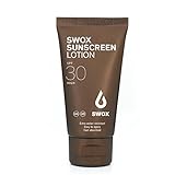 SWOX Sonnencreme Lotion LSF 30 (50 ml) Sport, für Gesicht und Körper - Extra wasserfest, schnell einziehend, nicht fettend, nicht klebend - Sonnenschutz ohne Alkohol & Parfüm