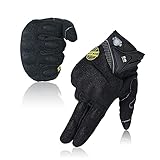 Motorradhandschuh Herren Motorradhandschuhe atmungsaktive Vollfinger-Motorradhandschuhe Touchscreen Knöchelhandschuhe