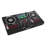 Numark Mixstream Pro – Standalone DJ Konsole mit 2 Kanälen Engine OS, WIFI-Streaming, 7-Zoll-Touchscreen, integrierten Lautsprechern, FX- und Lichtsteuerung