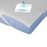 Sleepssential | wasserdichter Premium Matratzenschoner 120 x 200 | Matratzenauflage Made in Germany | Matratzenschutz atmungsaktiv | Matratzenschonbezug aus Molton | Gegen Inkontinenz geeignet