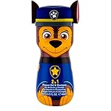 Paw Patrol 2in1 Duschgel & Shampoo − 3D Figur Chase, Geschenk für Kinder (400ml)