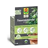 COMPO BIO Trauermücken-frei, Biologisches Insektizid für Zierpflanzen, Zum Schutz vor saugenden, beißenden und blattminierenden Schädlingen, Single Dose, 5 ml