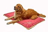 Hundebett, große Hundebett-Matratze 115x70cm waschbar, wendbar, für mittelgroße und große Hunde und Katzen, zum Schlafen, lindert Angstzustände, inkl. geheimnisvolles Geschenk