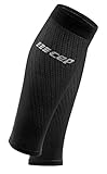 CEP – Ultralight Compression Calf Sleeves für Damen | Waden Beinlinge mit Kompression in schwarz/hellgrau | Größe III