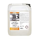 Lorito Profi-Fettlöser stark für Gastronomie & Küche 10 Liter, Küchen-Reiniger Konzentrat für Dunstabzugshaube, Grill, Backofen und Fliesen