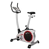 Christopeit Sport Fahrrad-Heimtrainer AL 2 Silber - 24-Stufig, bis 150kg Gewicht, 9kg Magnet-Bremssystem, LCD-Display