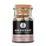 Ankerkraut Steakpfeffer Hamburg, Hausmischung, grober Steakhouse-Pfeffer, 80g im Korkenglas