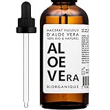 BIO Aloe Vera öl 100% rein, natürlich und vegan - 100 ml - ölmazerat - Pflege für Gesicht, Haut und Haare