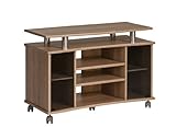 MAJA-Möbel 7362 4825 TV-Rack, Sonoma-Eiche-Nachbildung - Alu-Optik, Abmessungen BxHxT: 99,7 x 67,6 x 45 cm