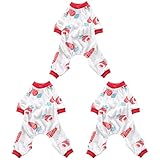 POPETPOP Rot Welpe Winter Kleidung Haustier Karotte Muster Pyjama Katze Kätzchen Größe Zubehör für Xs Overall Bekleidung Hund Herbst Niedlich Tuch Warm