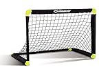 Schildkröt Folding Soccer Goal, faltbares Fußballtor mit innovativer Falttechnik, aus Kunststoff, 90 x 60 x 60cm, freistehend für In- und Outdoor, inklusive 4 Erdhaken, 970987