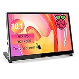 Raspberry Pi 4 Touchscreen,WIMAXIT 10.1 Zoll Tragbarer Touch Monitor 1024 x 600 IPS mit doppeltem USB HDMI Winkel von 178 ° für Raspberry Pi 4 3 2 Zero B + Model B Xbox PS4 iOS Win7 / 8/10