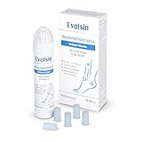 Evolsin® Warzenvereiser Spray zur Behandlung von gewöhnlichen Warzen & Dornwarzen I Warzenentferner vereist Warzen hygienisch & sicher I klinisch bestätigte Wirkung I Warzenmittel + 12 Applikatoren