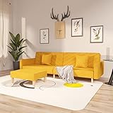 RONGQI Schlafsofa 2-Sitzer, Wohnungen, Couch für Wohnzimmer, Couch Mit Schlaffunktion, Loungesofa, Sofas & Couches, Relaxsofa, Braun Samt