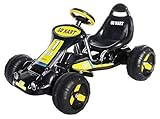 Actionbikes Motors Elektroauto GoKart 9788 - 25 Watt Motor - Traktionsring Reifen - Bremsautomatik - 1 x 6 V Motoren - Kinder Elektro Kart - Go Cart - Elektrofahrzeug Go-Kart ab 3 Jahre