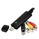 Rybozen USB 2.0 Audio Video Grabber Konverter-VHS Digitalisieren und bearbeiten Sie Videos von jeder analogen Quelle einschließlich VCR VHS DVD Video Rekorder für für Windows11/10/8/7/Mac