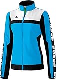 Erima Damen Classic 5-C Jacke Sports-/Präsentationsjacke, Curacao/schwarz/weiß, 48