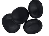 Große SPA Hot Rocks 4 Stück - Entspannendes Hot Stones-Massageset - Natürliche Basaltsteine für Therapie/Geschenk/SPA-Behandlung （3.6In * 3In