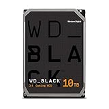 WD_BLACK 10 TB Performance Desktop Hard Disk Drive, interne Gaming Festplatte - 7.200 U/min SATA 6 Gbit/s 256 MB Cache 3.5 Zoll Gaming HDD