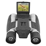 CGgJT Multifunktionale Compact Binocular, 12x32 3 2G HD Outdoor-Video-Bild-Aufnahme-Digitalkamera Teleskope, Professionelle 2in LCD Anzeige Reise Teleskope for Vogelbeobachtung, Wandern, Camping