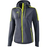 Erima Damen Softshelljacke Dark Grey/Bio Lime 38