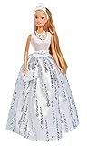 Simba 105733466 - Steffi Love Glitzerkleid, veredelt mit Swarovski Kristallen, Puppe 29cm, mit Ring für das Mädchen