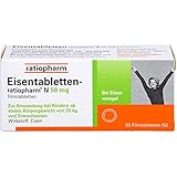 EISENTABLETTEN-ratiopharm N 50 mg Filmtabletten 50 St Filmtabletten 50 St Filmtabletten