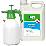 Envira Anti Milben-Spray 5 Liter + 2L Drucksprüher - Mittel gegen Milben, Hausstaubmilben - Milbenabwehr für Matratzen, Textilien & Polster mit Langzeitwirkung - Geruchlos