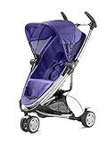 Quinny Zapp Xtra Buggy (superleicht, mit komfortabler Ruheposition, inklusive Einkaufskorb, Sonnen- und Regenverdeck, Sonnenschirmclip, Adapter für die Babyschale) lila