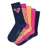 Schiesser Mädchen Strümpfe Socken-5er Pack Socken, Sortiert (III), 35/38