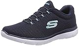 Skechers Damen Summits Sneaker , Marineblau / Hellblau , 40 EU