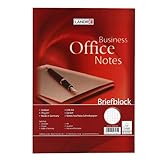 Landre Briefblock A4 kariert, Office Notes, 50 Blatt, 10 Stück