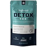 Detox Tee - 28 Tage Kur mit Brennnessel, Löwenzahn, Grüner Tee & Weißer Tea Extrakt - Kräutetee ohne Zucker - Detox Tea Mischung für Ihr Wohlbefinden - 28 Teebeutel - Von WeightWorld