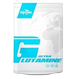 BWG 100% L-Glutamine Ultrapure Pulver, In Deutscher Premiumqualität Hochdosiert, Muskelaufbau, Für Kraftsport und Bodybuilding, Top Aminosäure (1 x 1000g Beutel)