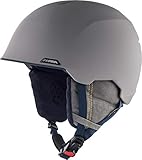 ALPINA ALBONA - Sicherer, Bruchfester & Individuell Anpassbarer Skihelm Für Erwachsene, grey-curry matt, 57-61 cm