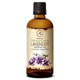 Lavendelöl 100ml - Bulgarien - 100% Rein & Natürliches Ätherisches Lavendel Öl für Guten Schlaf - Beauty - Schönheit - Aromatherapie - Entspannung - Raumduft - Duftlampe - Lavendelöl Ätherisch