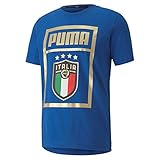 PUMA Herren FIGC DNA Shirt, Team Power Blue/Team Gold, L