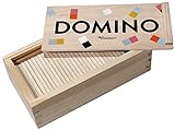 Kindsgut Domino aus Holz, Lege-Spiel für Klein-Kinder und Kinder, schöne Tier-Motive, schönes Geschenk in dezenten Farben und schlichtem Design für Spiel-Spaß, hochwertige Qualität, Tiere