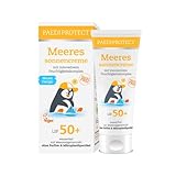 PAEDIPROTECT Meeressonnencreme Kinder Baby LSF 50+ 75 ml, Sonnencreme parfümfrei & wasserfest, Gesicht Körper Lichtschutzfaktor, Schutz vor UVA/UVB-Strahlung, vegan ohne Mikroplastik