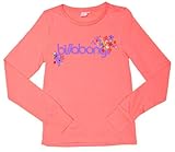 Billabong Jade Lange Ärmel Logo Mädchen T-Shirt 12 Jahre Bubble Gum