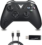 Wireless Controller für Xbox One,Wireless Gamepad kompatibel mit Xbox One, Xbox One S, Xbox One X, Xbox Series X und Windows PC (Black)