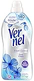 Vernel Fresh Control Cool Fresh, Weichspüler, 64 (1 x 64) Waschladungen, für einen langanhaltenden Duft und traumhaft weiche Wäsche