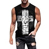 Asija tshirt herren slim fit Herren Frühling Sommer Freizeit Sport Fitness Muscle Cross ärmelloses T-Shirt Weste