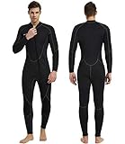 IFLOVE Herren Neoprenanzug 3 mm Ganzkörper Tauchanzug Lange Ärmel Nassanzüge Neopren Tauchen Surfen Schnorcheln 3XL