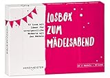 Losbox zum Mädelsabend - Das Geschenk für Frauen, Mädchen & Beste Freundinnen I 50 Lose mit Ideen für Spiel, Spaß & unvergessliche Momente I Geschenkidee & Überraschung für Geburtstage, Partys & JGA