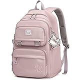 JANSBEN Schulrucksack Jungen mädchen Teenager Schultasche Wasserdicht Rucksack Damen Herren Schulranzen Laptop Tasche Backpack Nylon(23L)