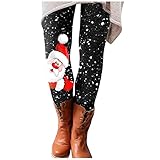 Generic Thermo Leggings Mädchen Warme Hosen Thermoleggins Yogahosen Leggings Thermo Leggings Thermo Unterhose Wärmehose Löwenzahn-Druck Winterleggins Thermounterwäsche Softshellhose