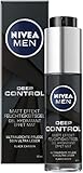 NIVEA MEN Deep Control Matt Effekt Feuchtigkeitsgel im 1er-Pack (1 x 50 ml), mattierende Feuchtigkeitspflege fürs Gesicht, Moisturizer mit Black Carbon